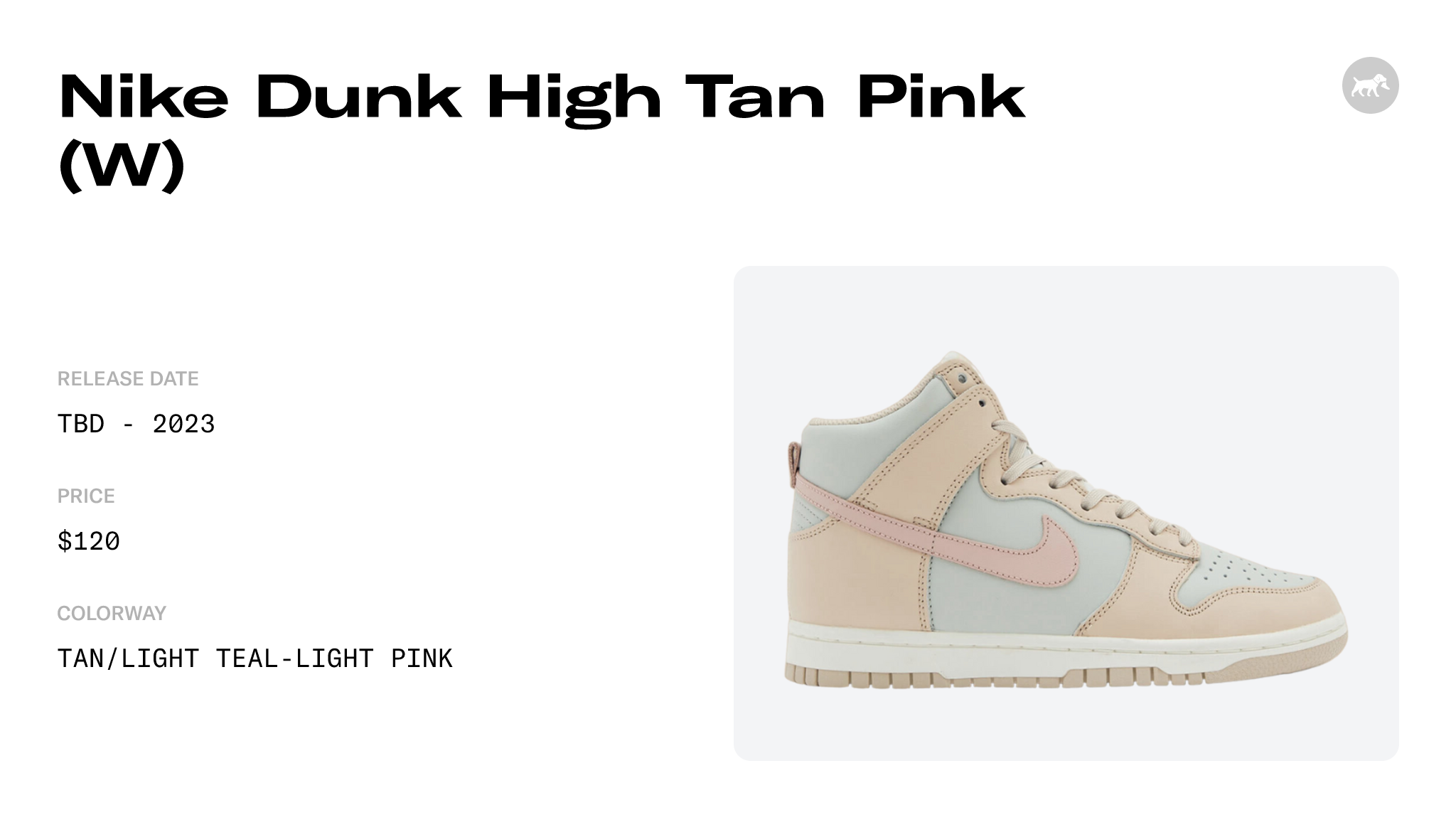 Nike Dunk High Tan Pink (W) - DD1869-113 Raffles and Release Date