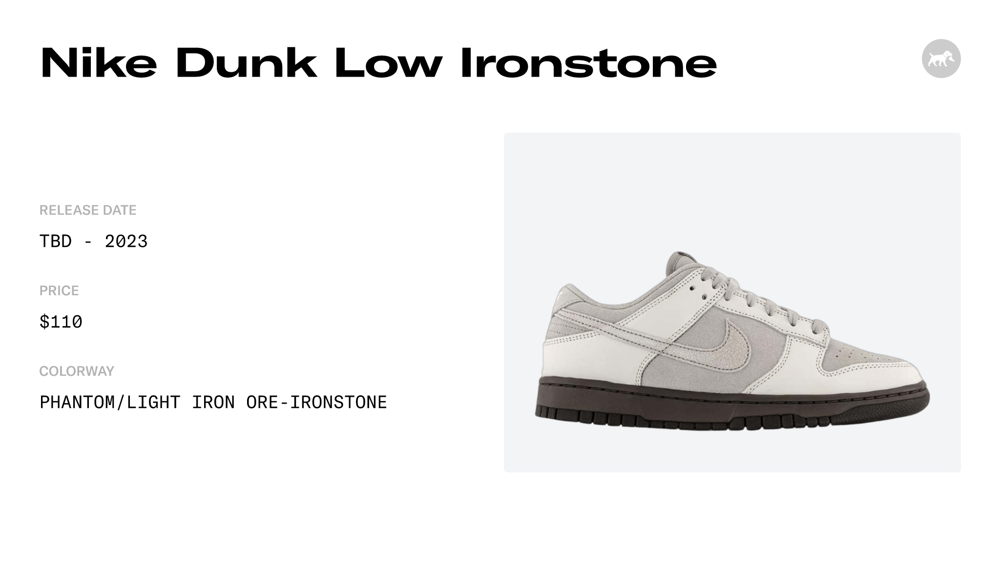 Nike Dunk Low Ironstone - FD9746-001 Raffles and Release Date