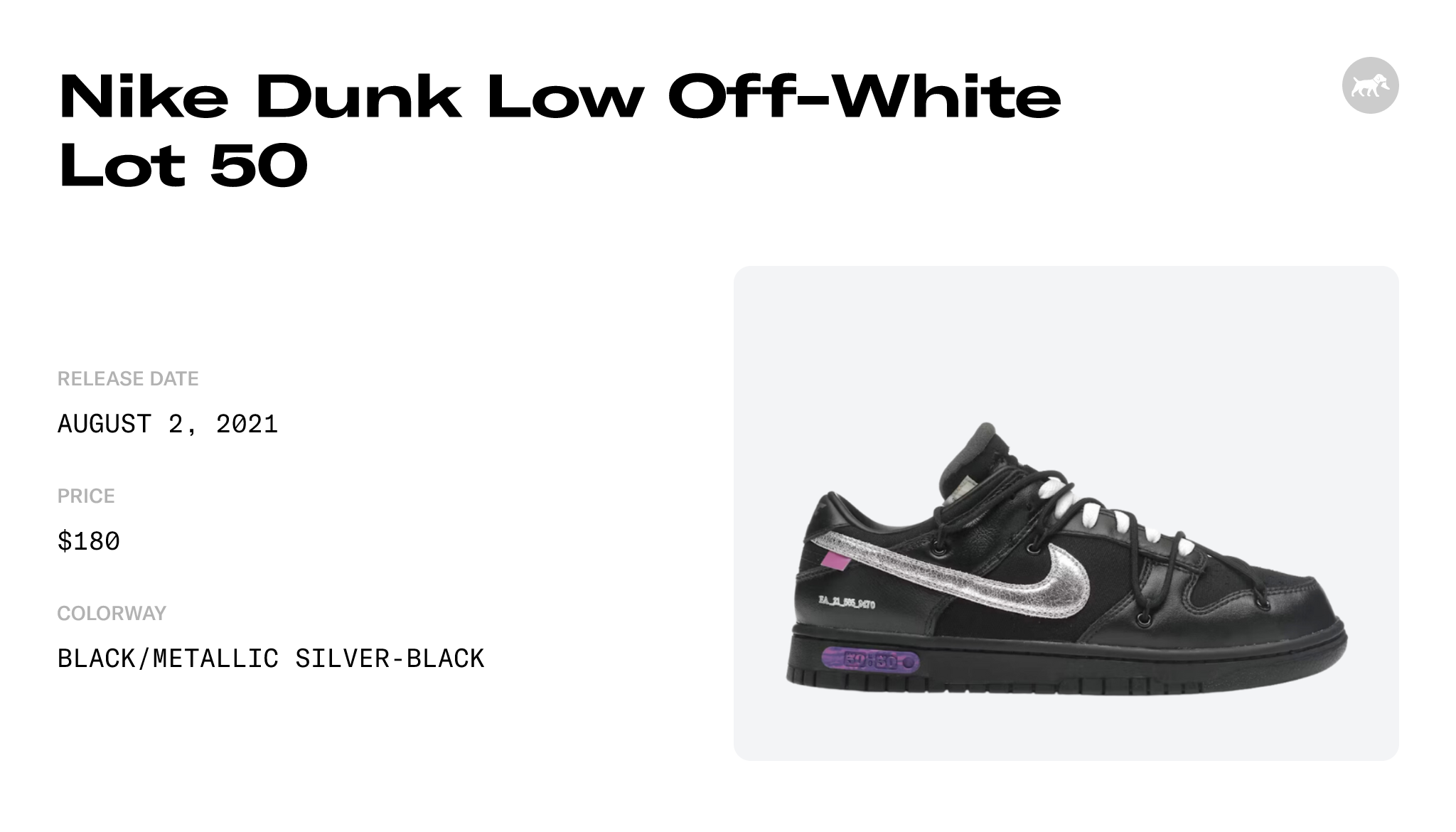 Off-White Nike Dunk Low Black 2021 Release Date - SBD