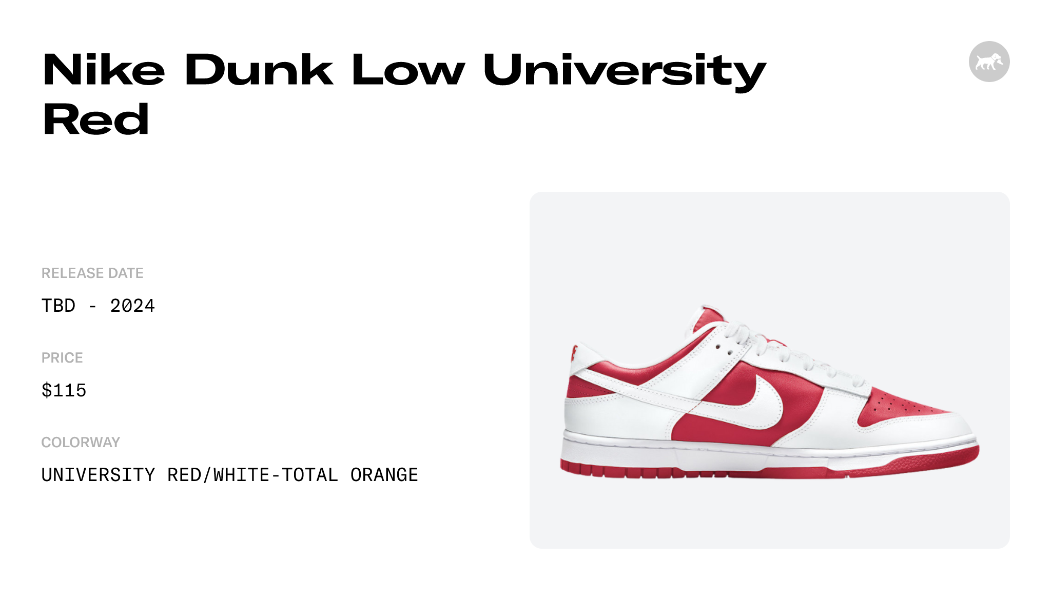 Nike Dunk Low University Red - DD1391-600 Raffles and Release Date