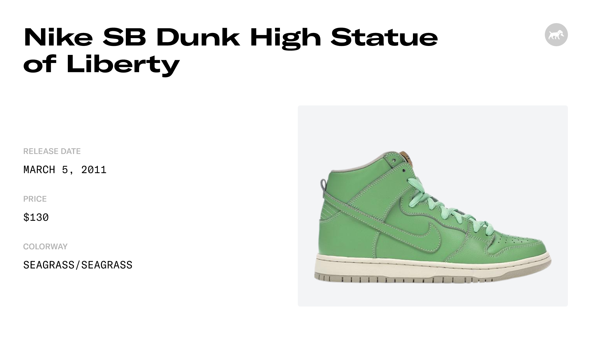 nike sb dunk high statue of liberty