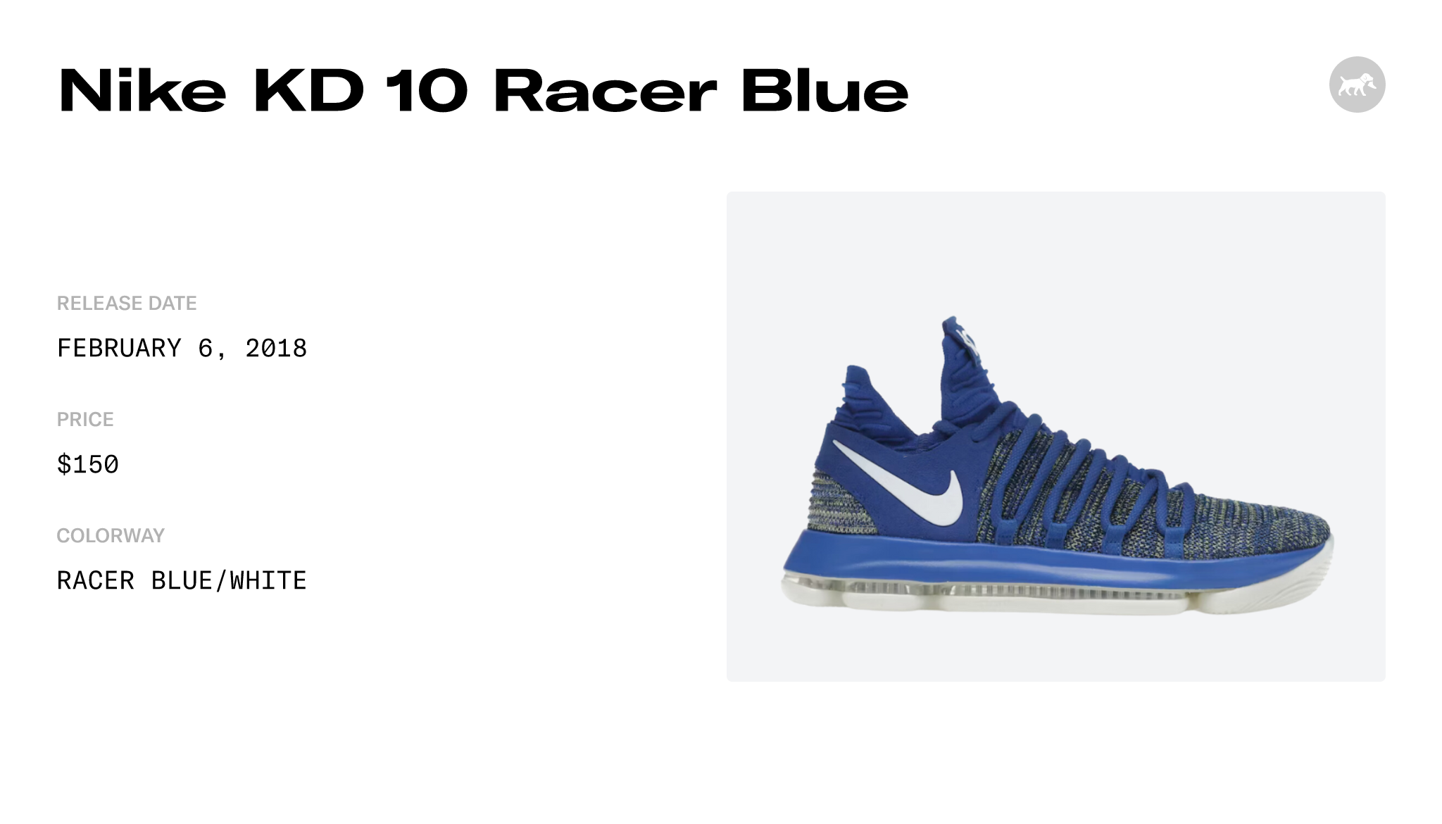 Kd 10 hot sale racer blue