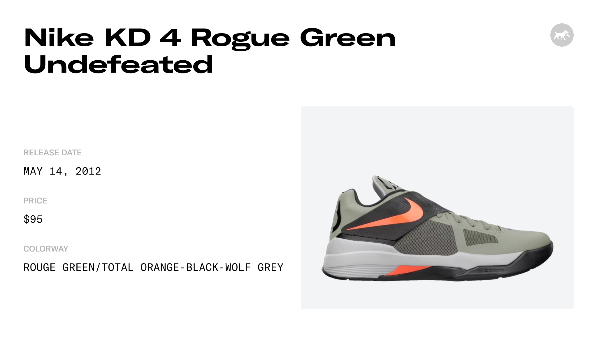 Nike KD 4 Rogue Green Undefeated 473679 302 Raffles Where to Buy