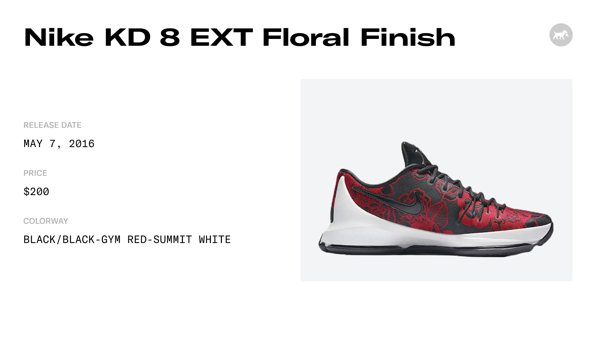 Kd 8 ext on sale floral