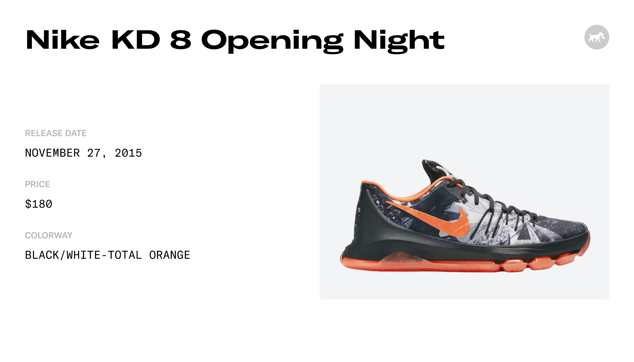 Kd 8 opening clearance night