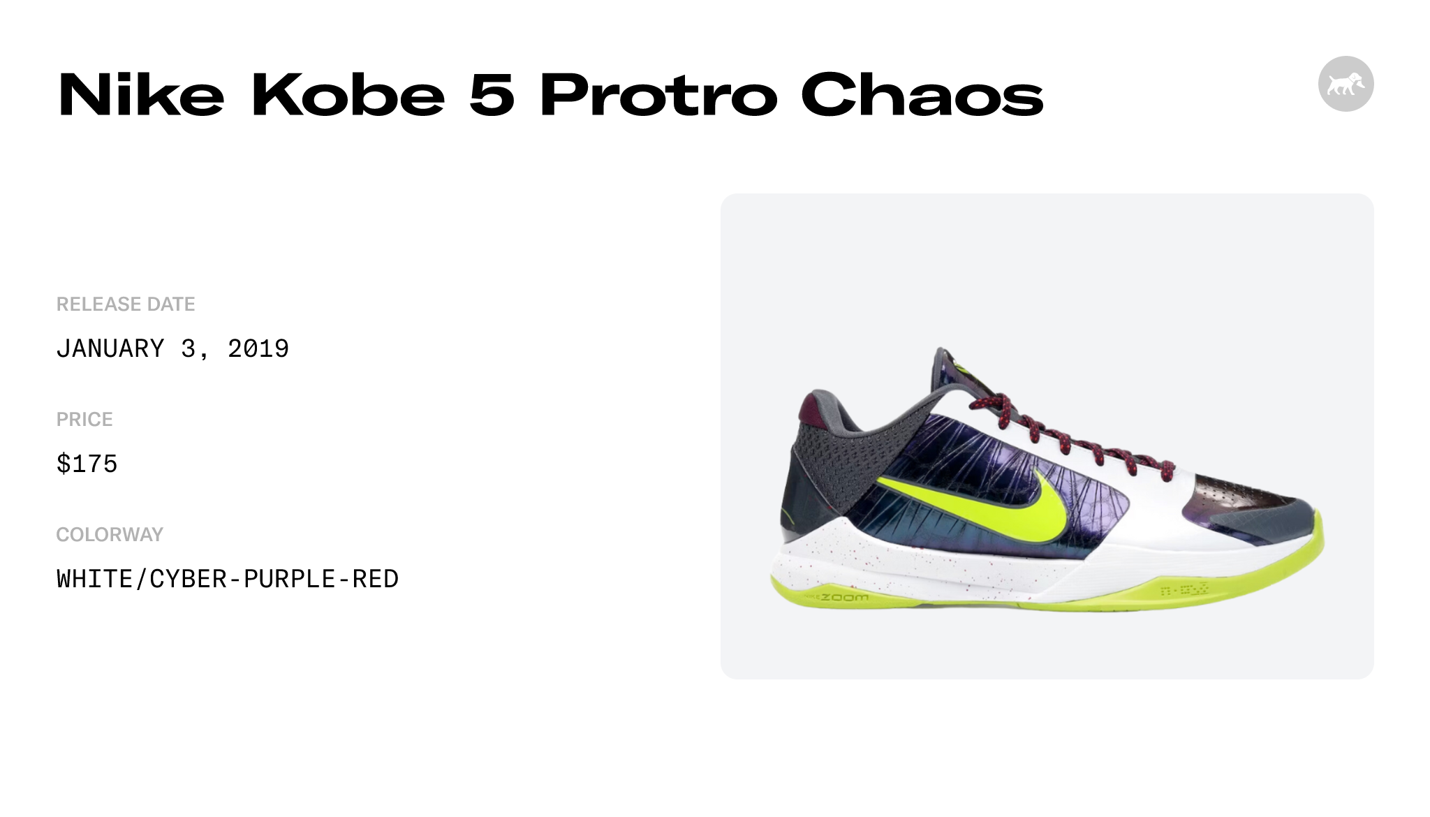 Kobe protro best sale release 2019