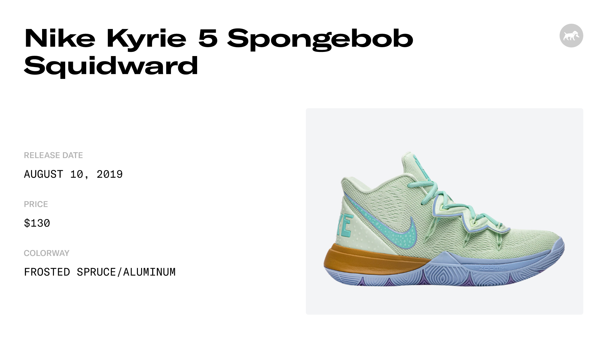 Nike Kyrie 5 Spongebob Squidward CJ6951 300 Raffles Where to Buy