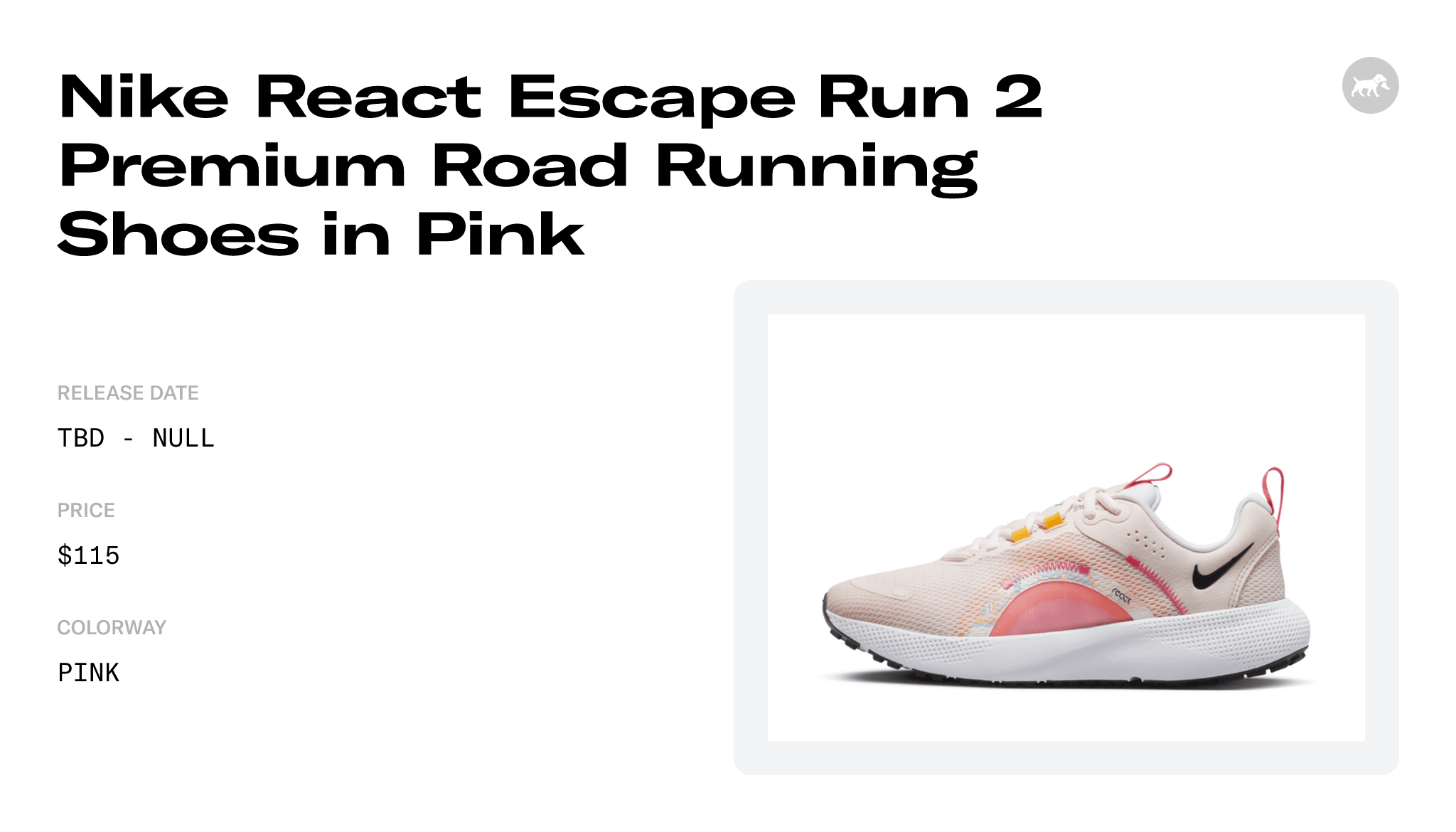Nike Escape Run 2 Women's Road Running Shoes.