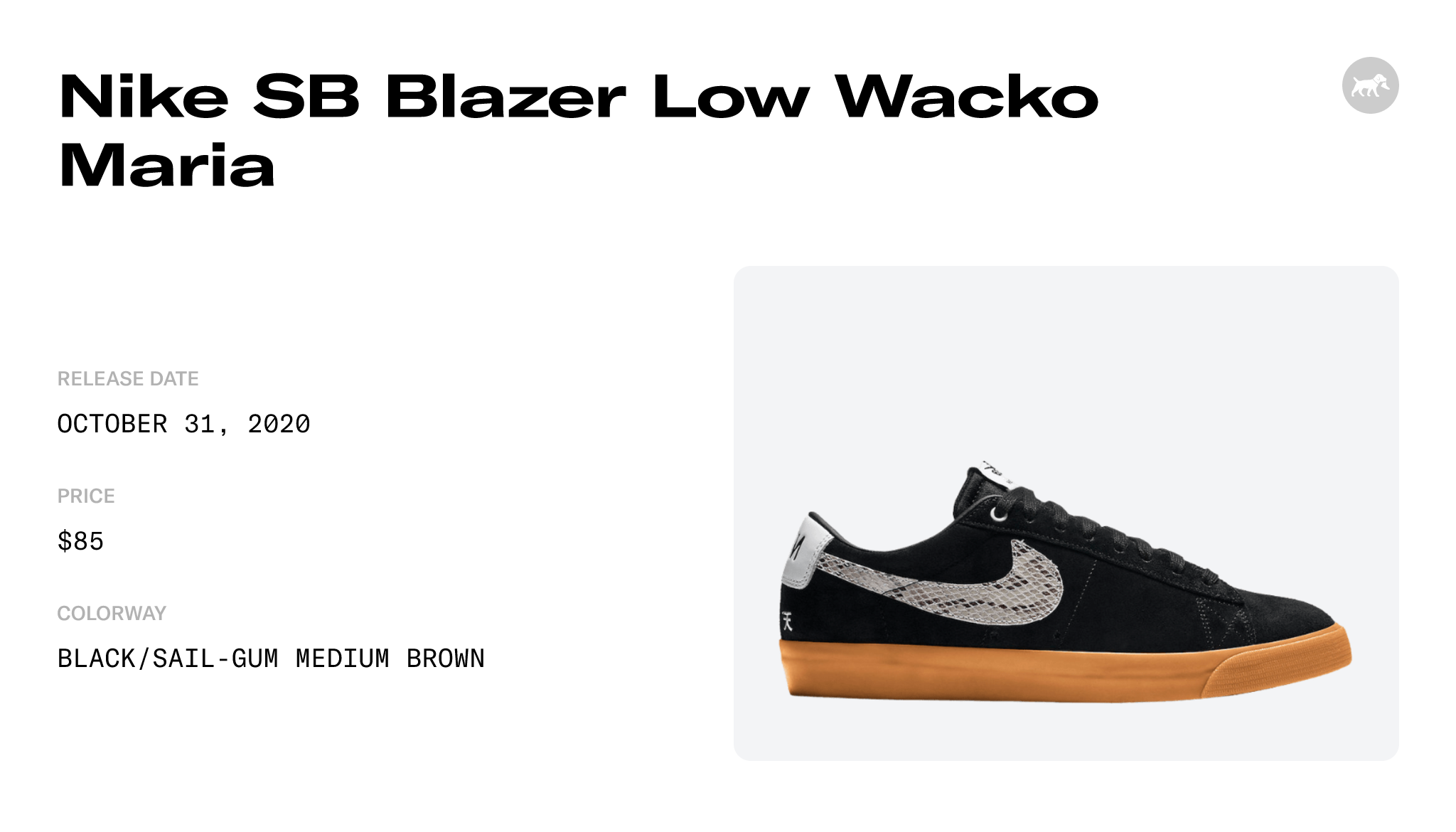 Nike SB Blazer Low Wacko Maria - DA7257-001 Raffles and Release Date