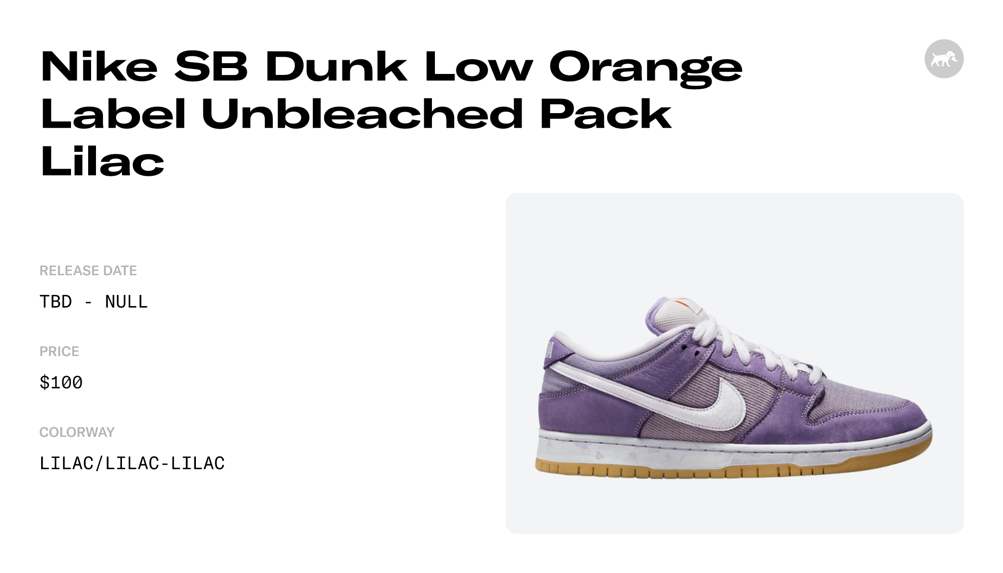 Nike SB Dunk Low Orange Label Purple Orange Teal Release