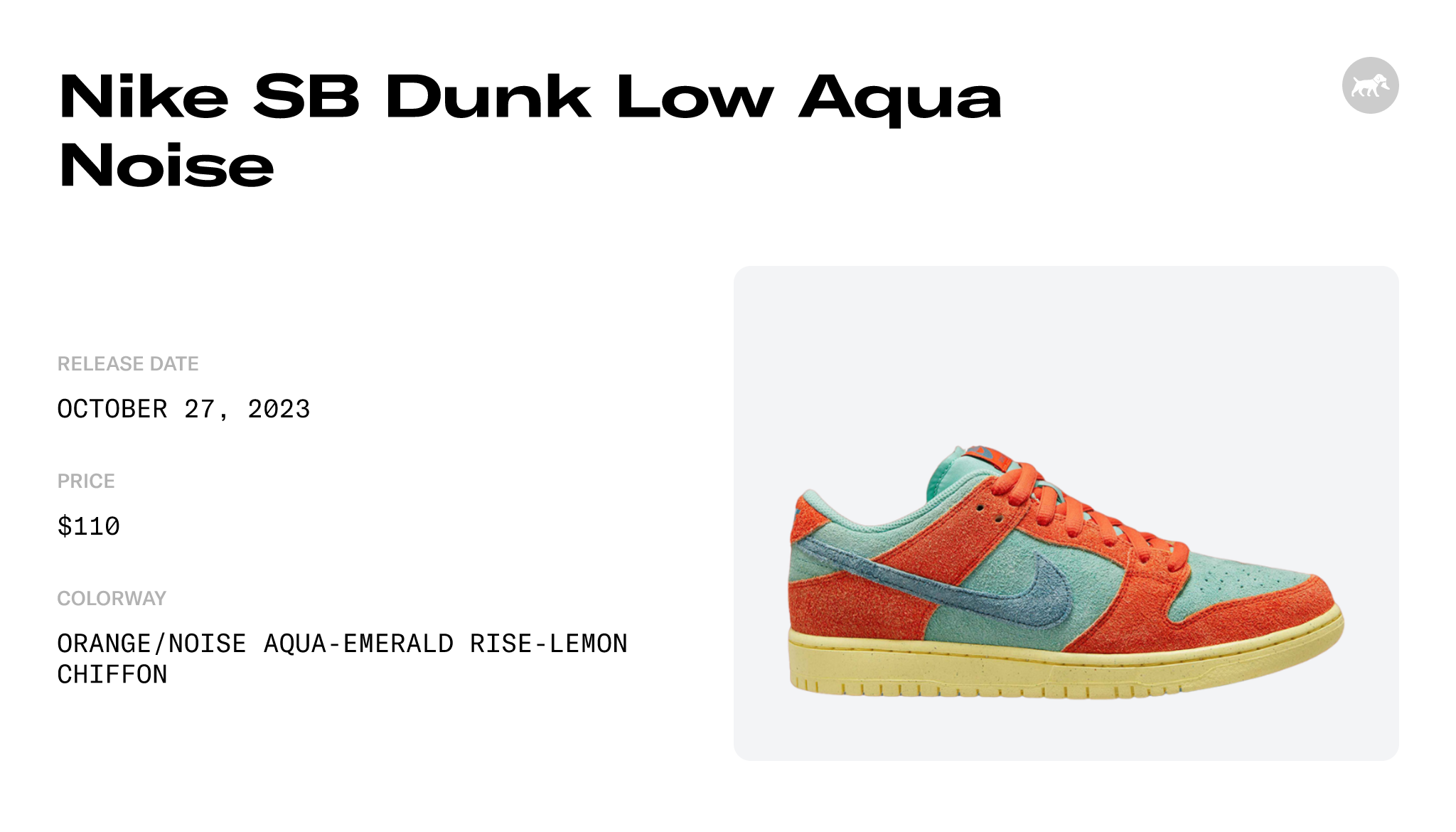 Nike SB Dunk Low Noise Aqua DV5429-800