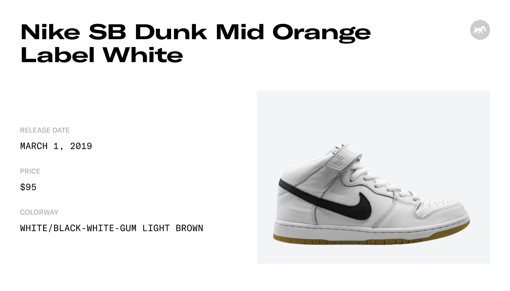 Nike shops sb dunk mid orange label white