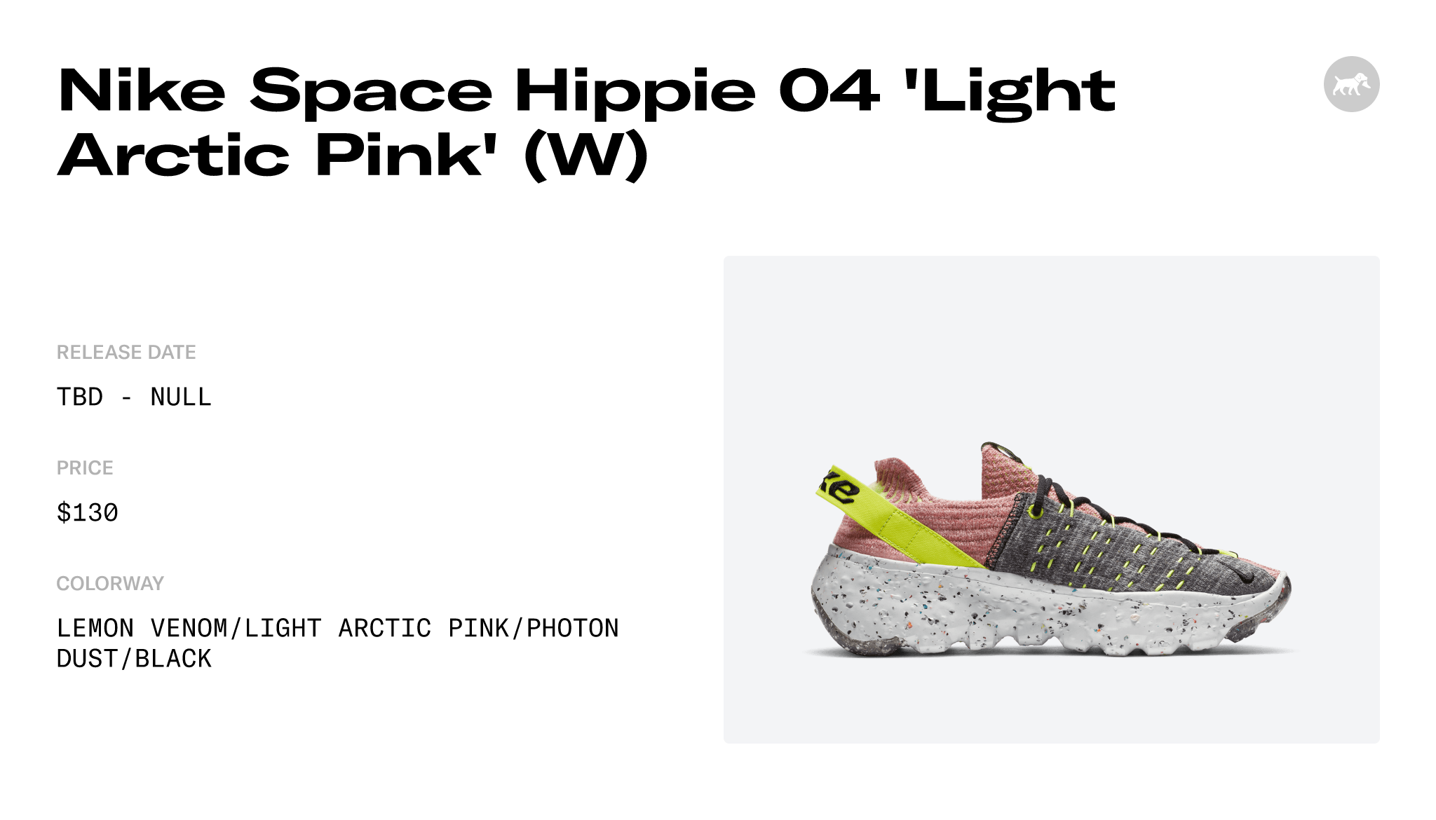 Nike Space Hippie 04 'Light Arctic Pink' (W) - CD3476-700 Release Info