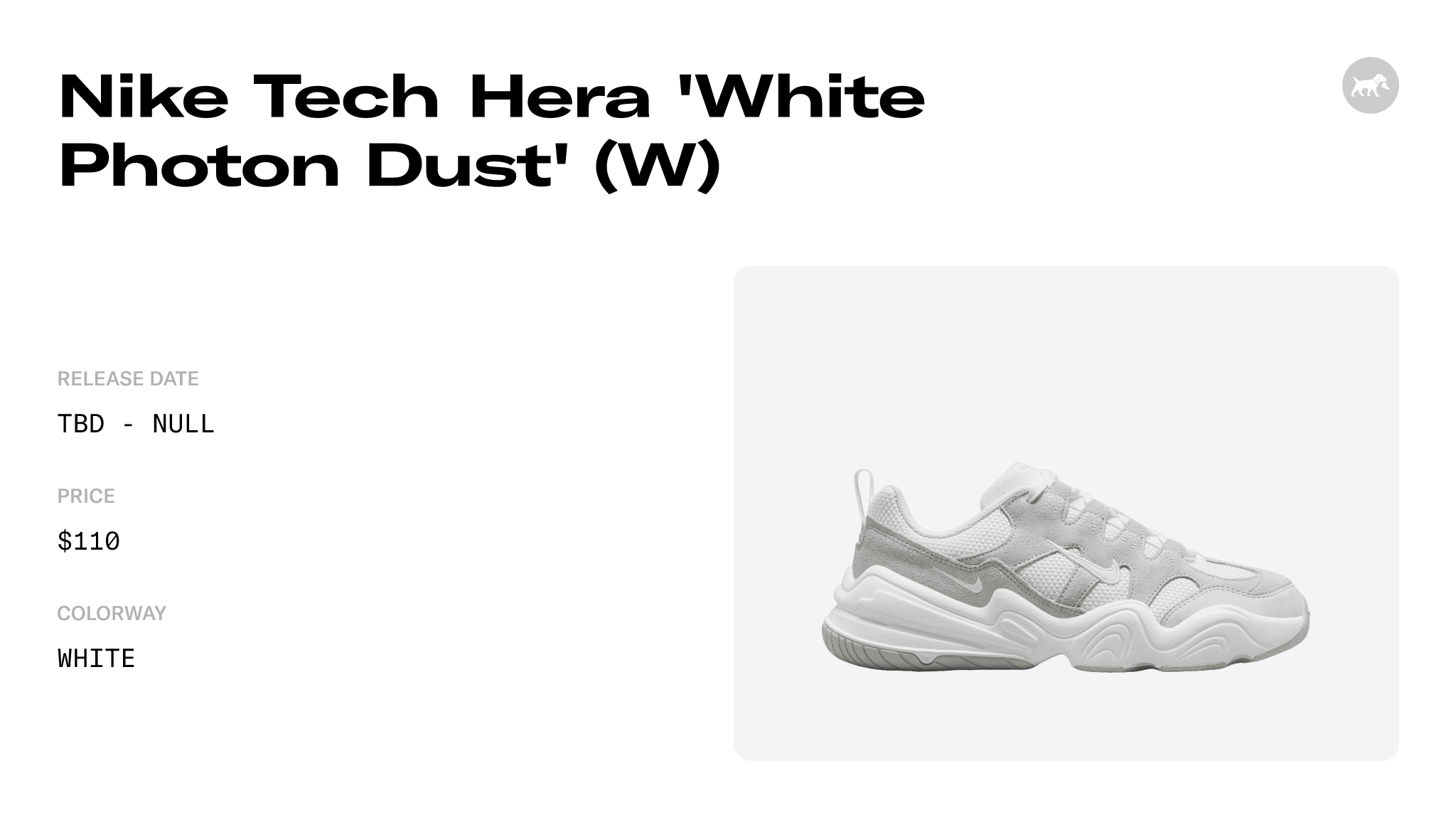 Nike Tech Hera 'White Photon Dust' (W) - DR9761-100 Raffles and