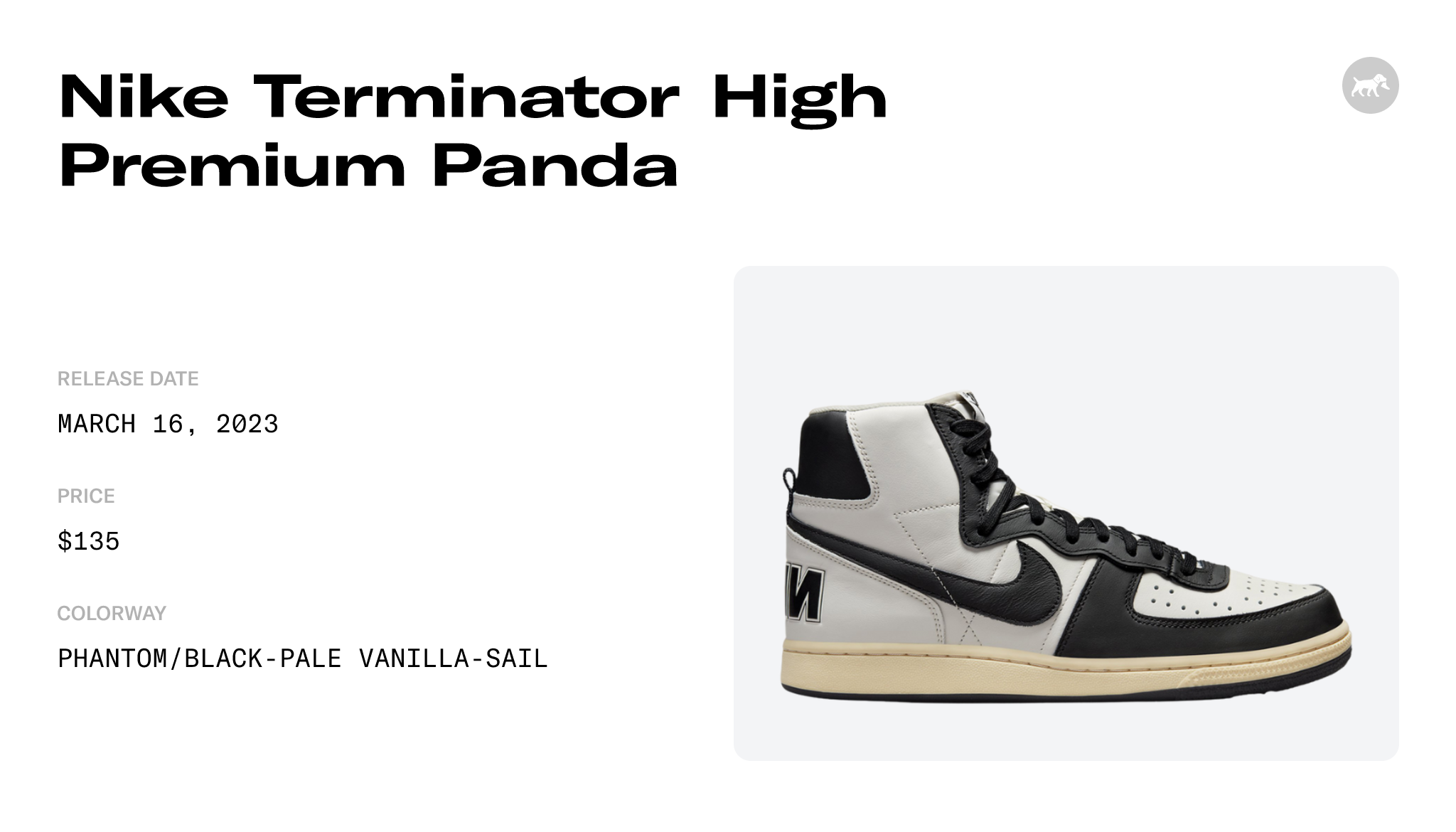 Nike Terminator High Premium Panda - FD0394-030 Raffles and Release Date