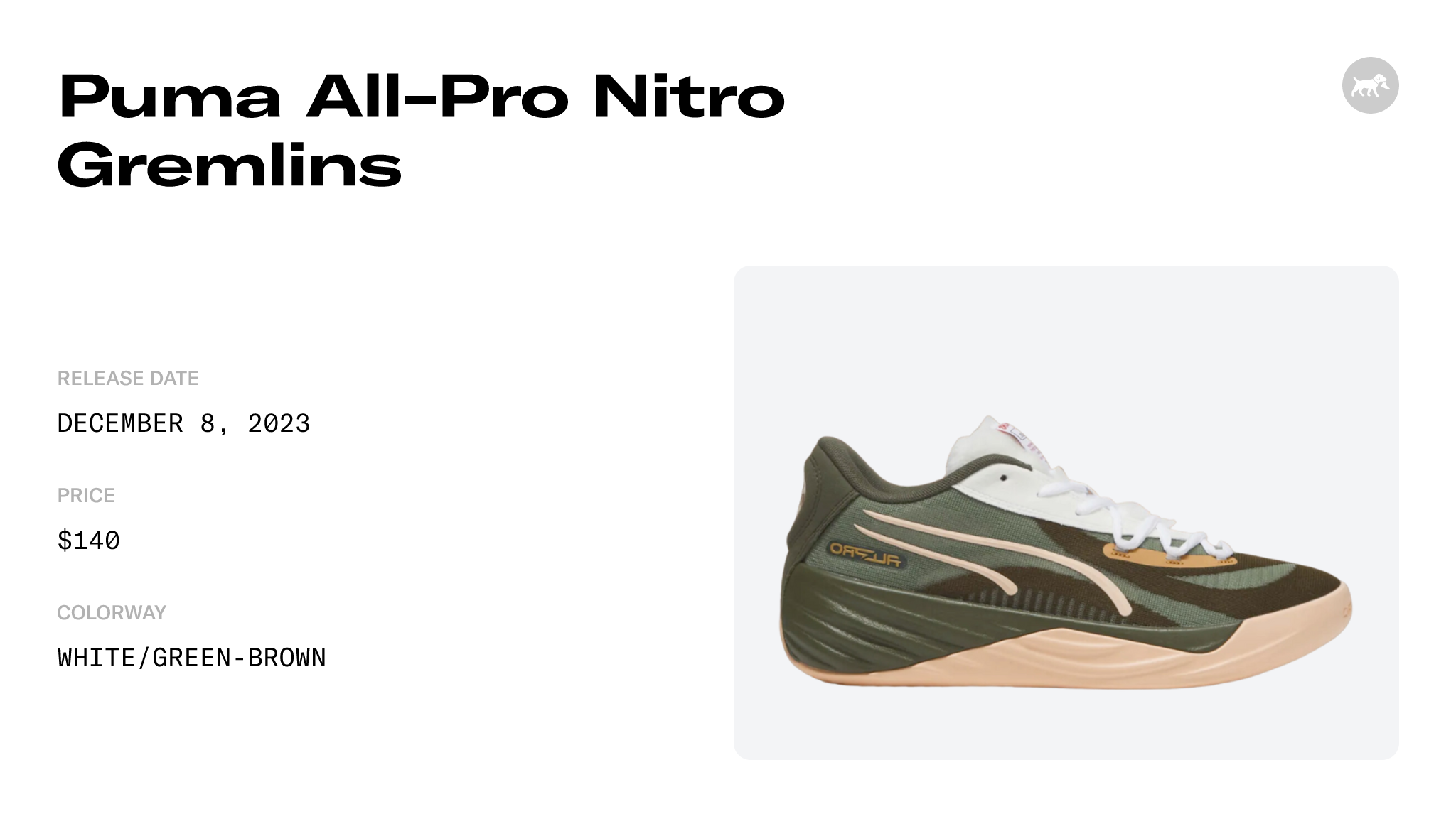 Puma All-Pro Nitro Gremlins - 379303-01 Raffles and Release Date
