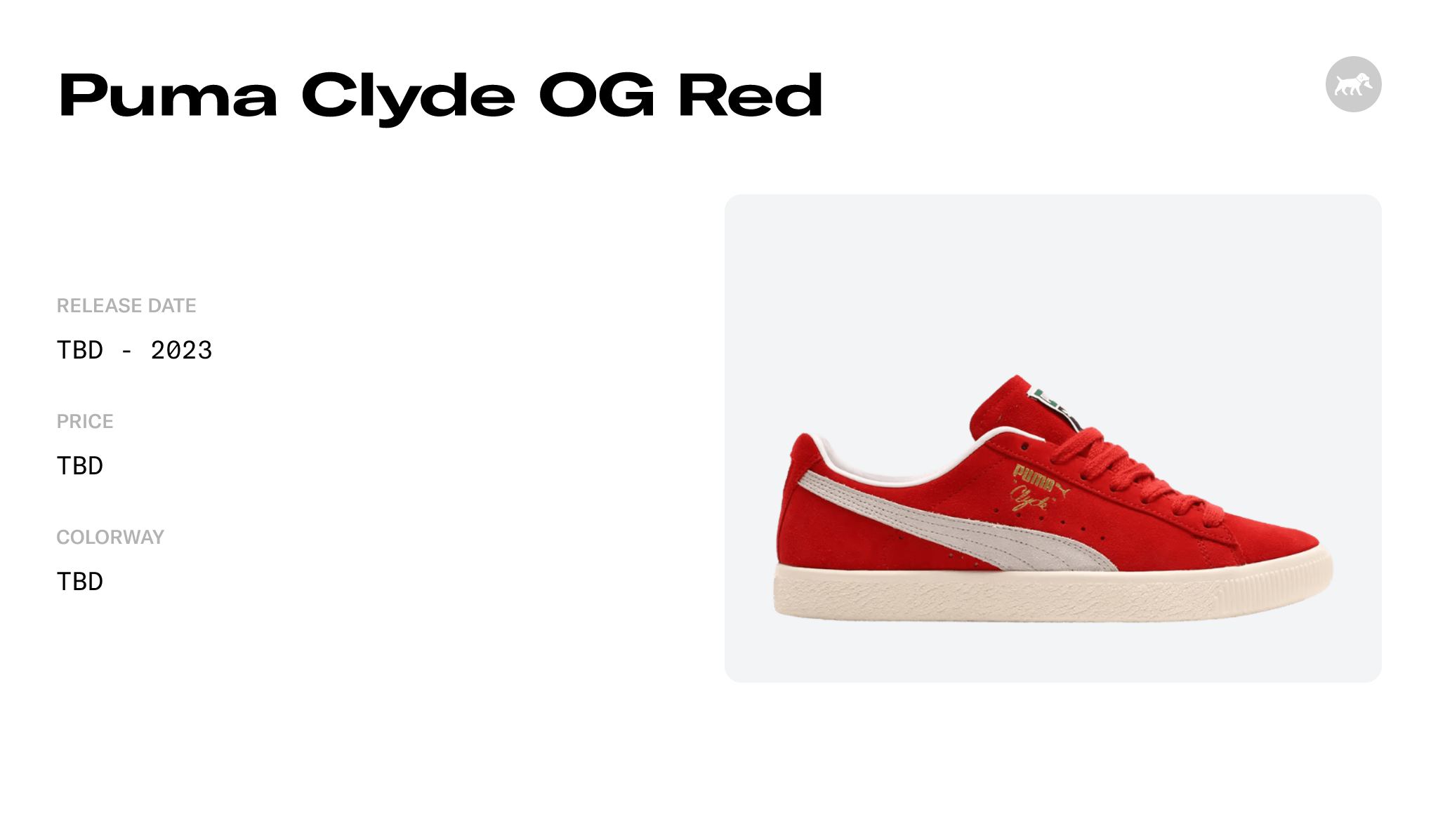 Puma Clyde OG Red - 391962-02 Raffles and Release Date