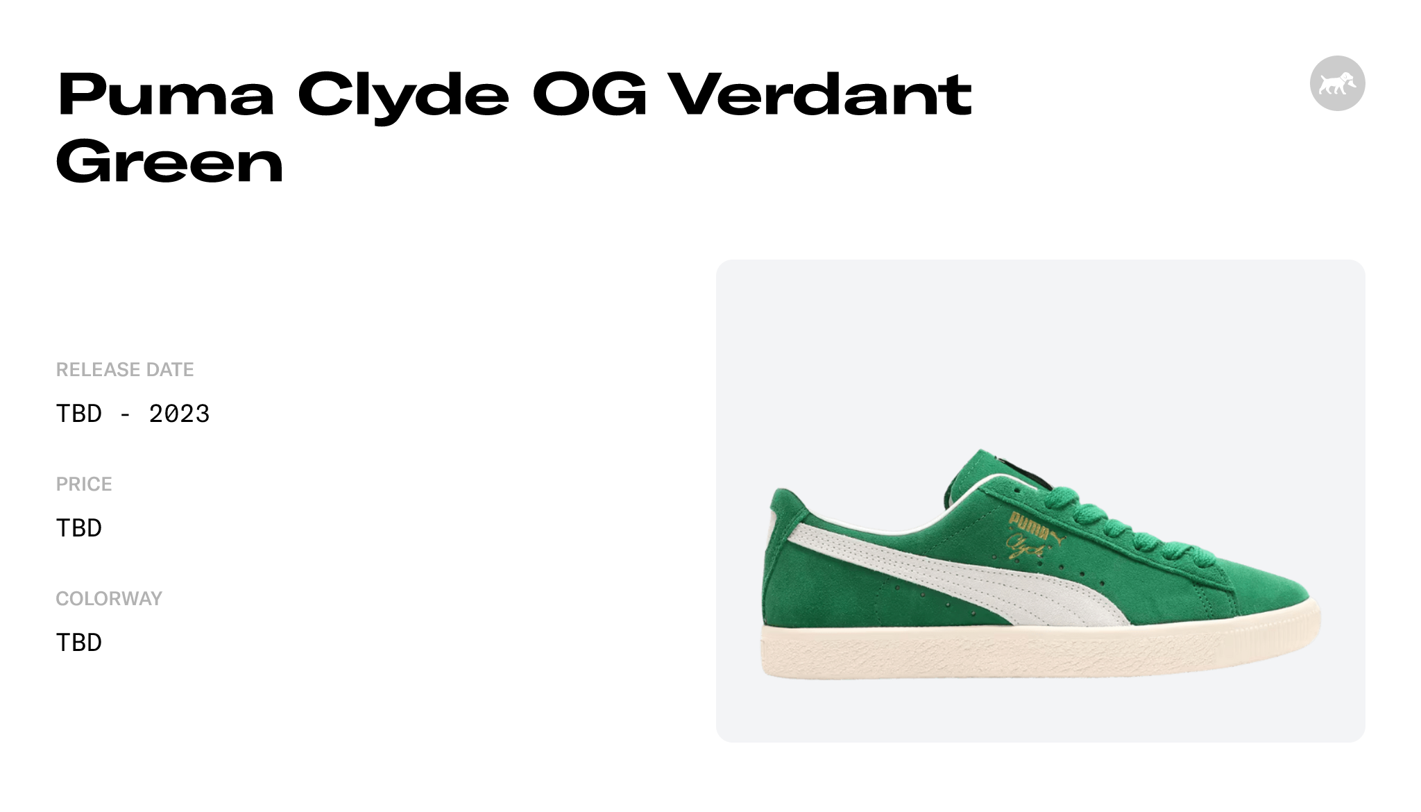Puma Clyde OG Verdant Green - 391962-03 Raffles and Release Date