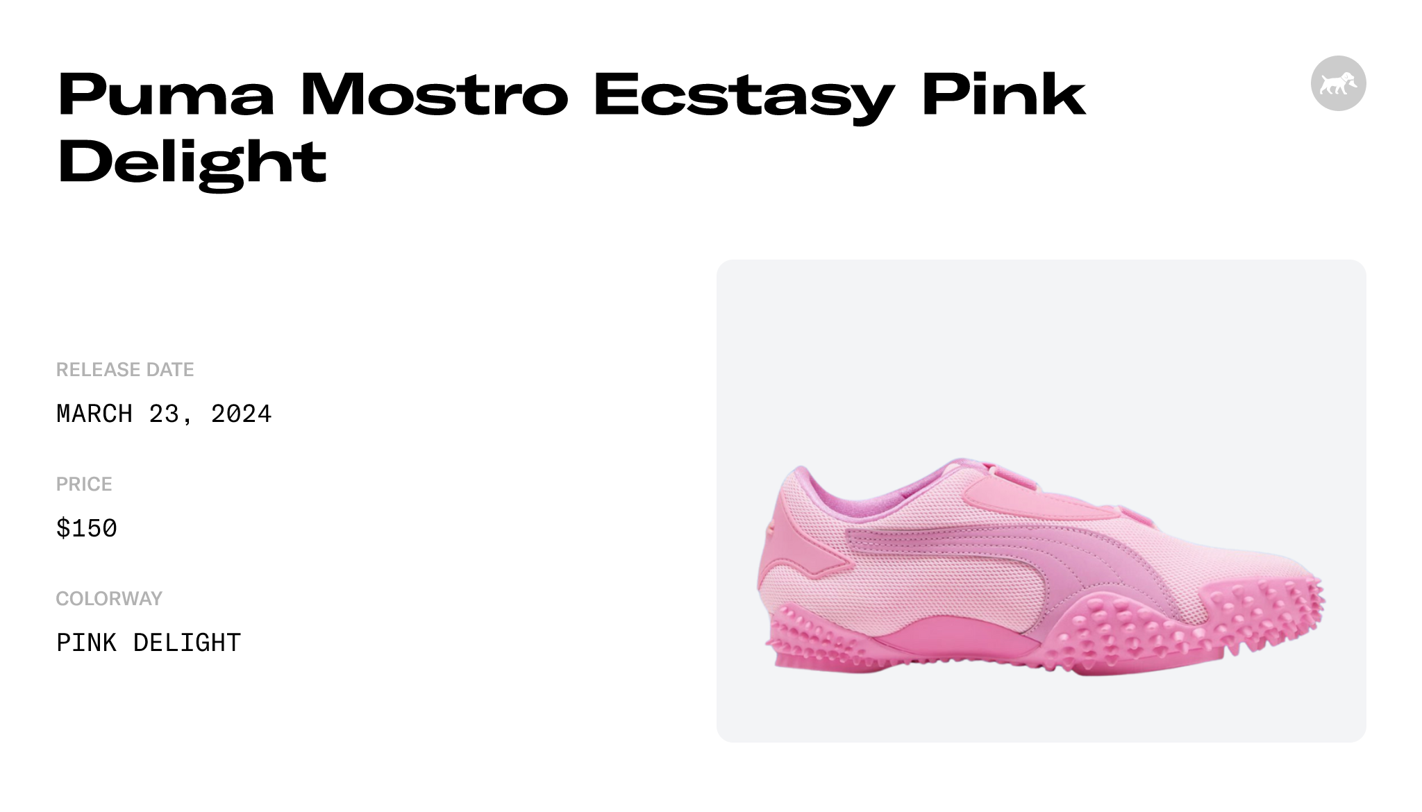 Puma Mostro Ecstasy Pink Delight - 397328-01 Raffles and Release Date