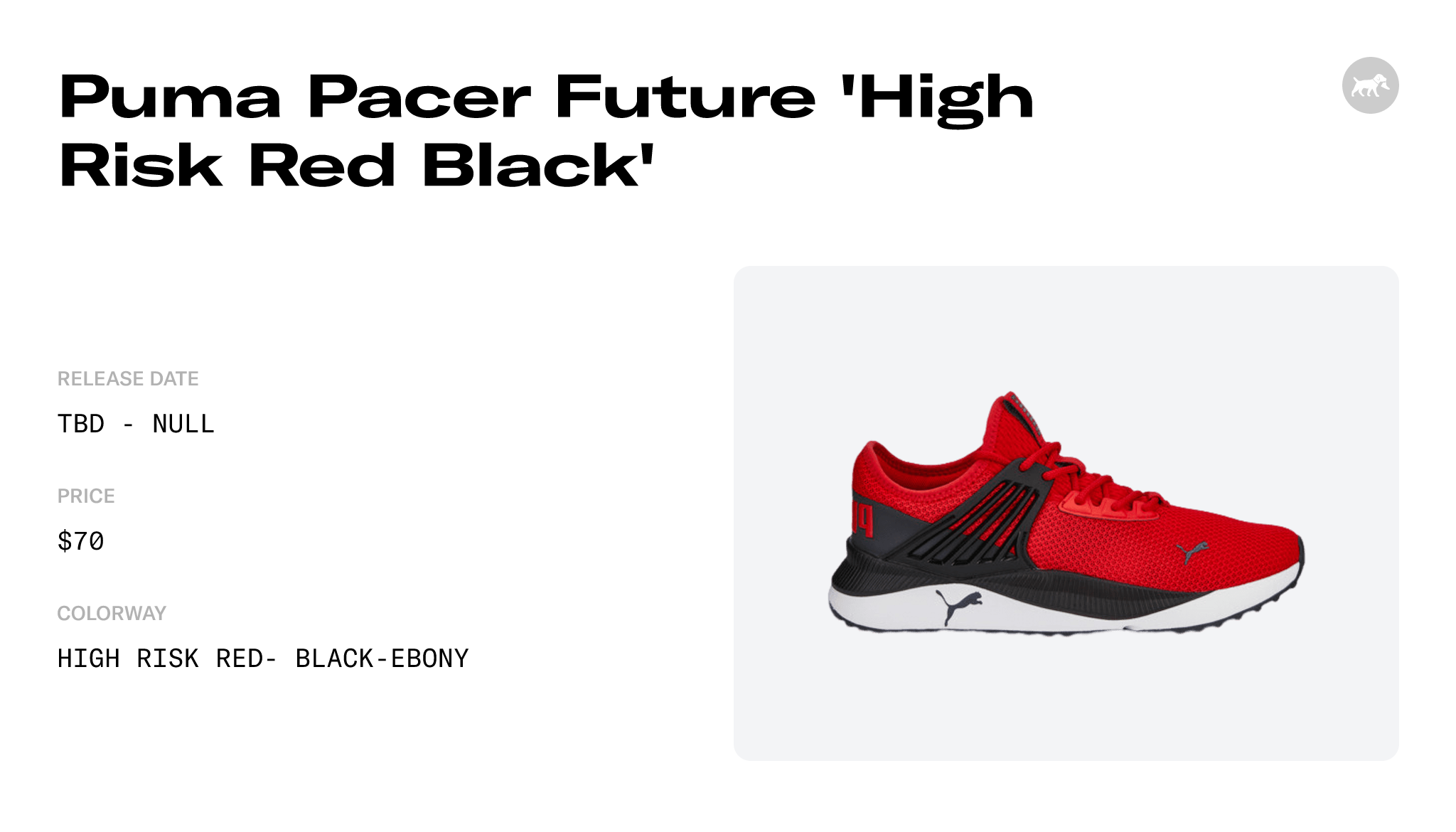 Puma Pacer Future 'High Risk Red Black' - 380367-22 Raffles and Release ...