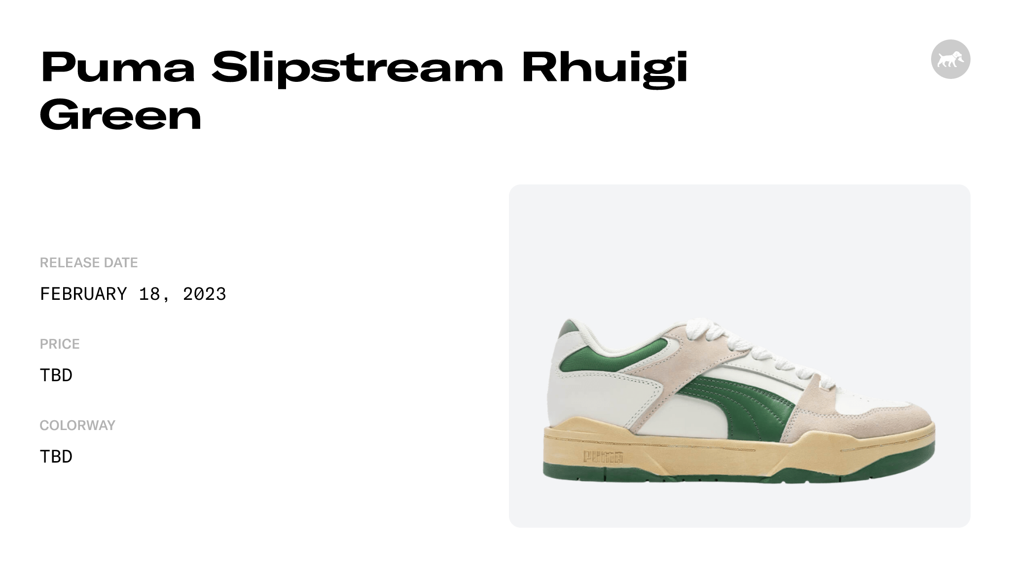 Puma Slipstream Rhuigi Green - 391331-01 Raffles and Release Date