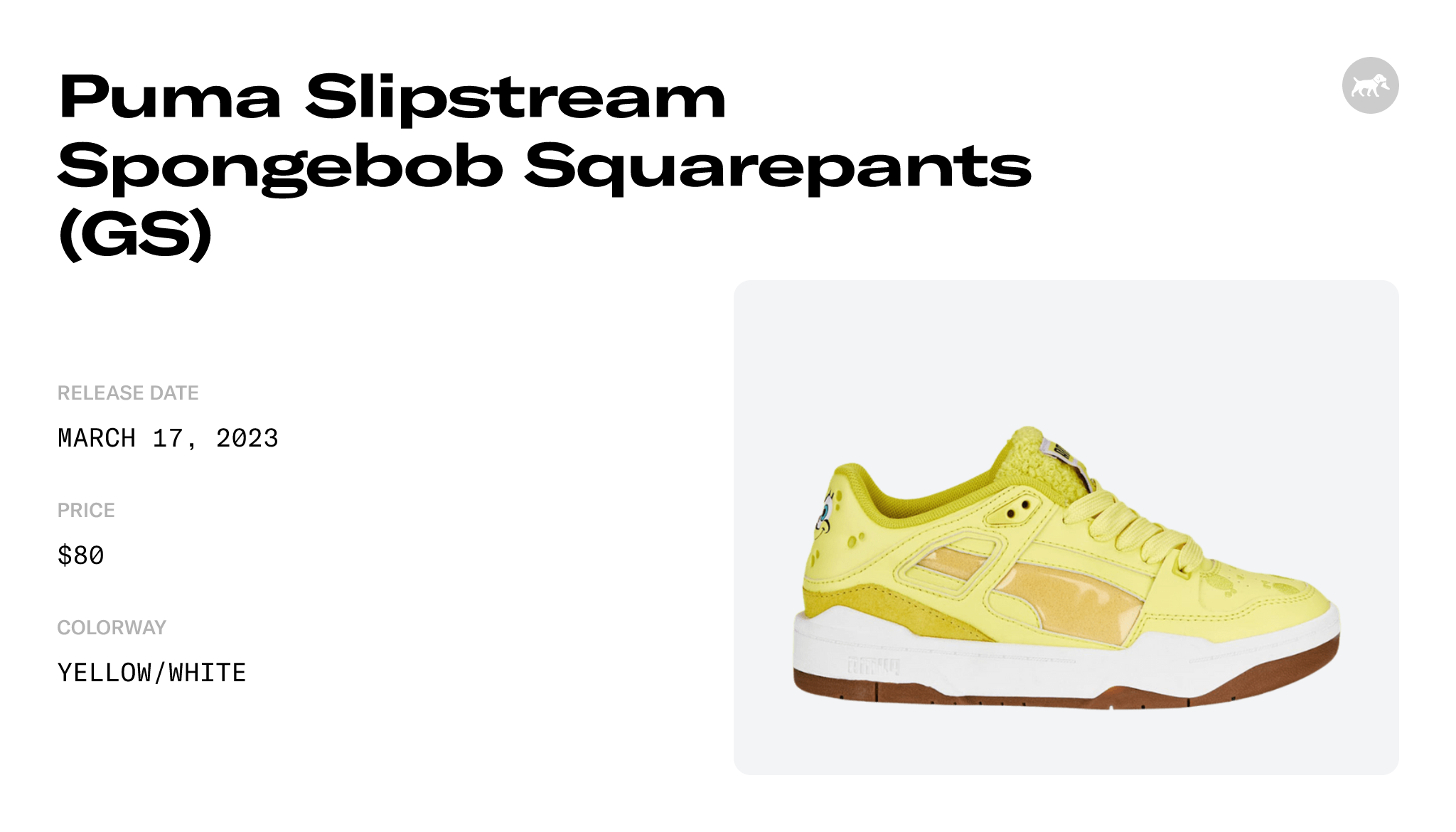 Puma Slipstream Spongebob Squarepants (GS) - 391644-01