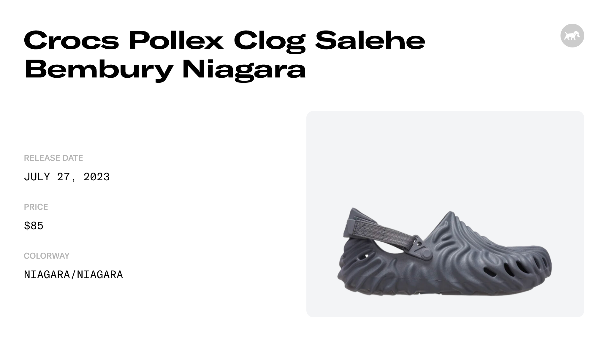Salehe Bembury Crocs Pollex Niagara Colorway