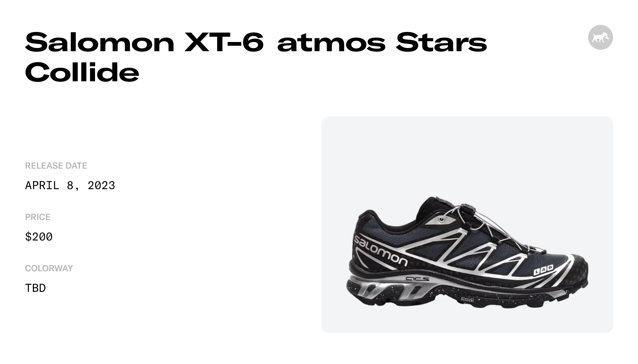 atmos Salomon XT-6 Stars Collide Release Date
