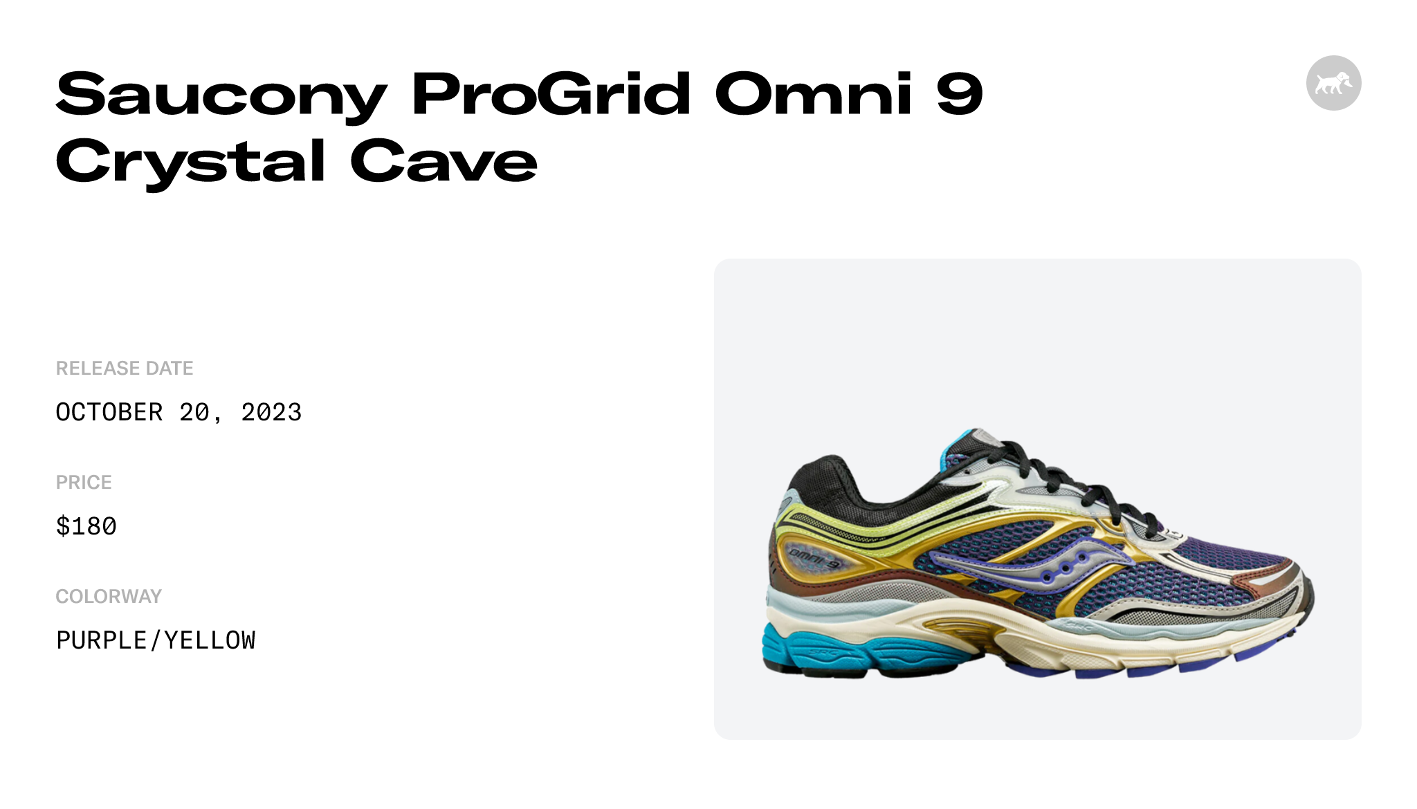 Saucony ProGrid Omni 9 Crystal Cave - S70783-1 Raffles and Release