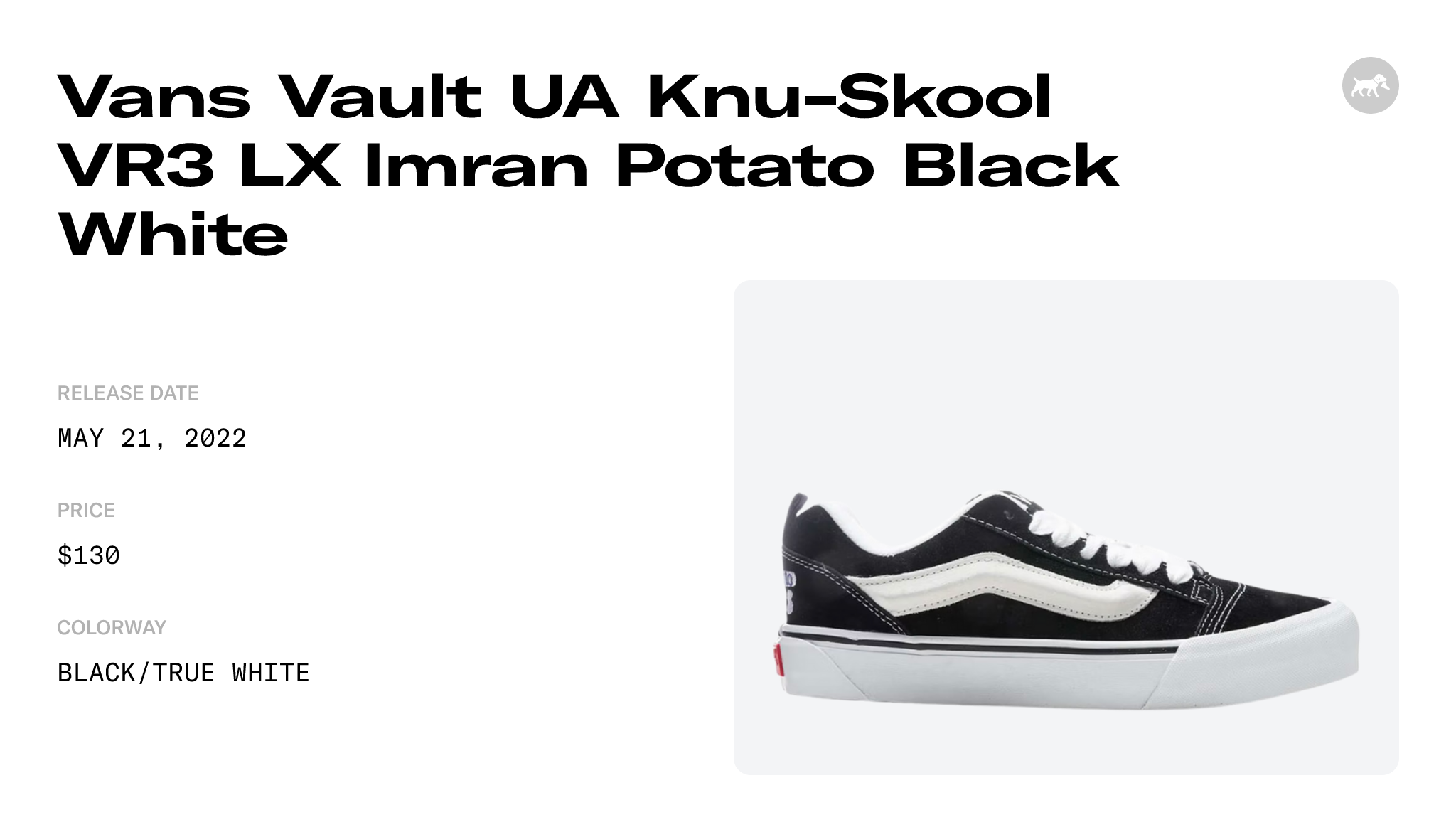 X IMRAN POTATO KNU-SKOOL VR3 LX Black/True White