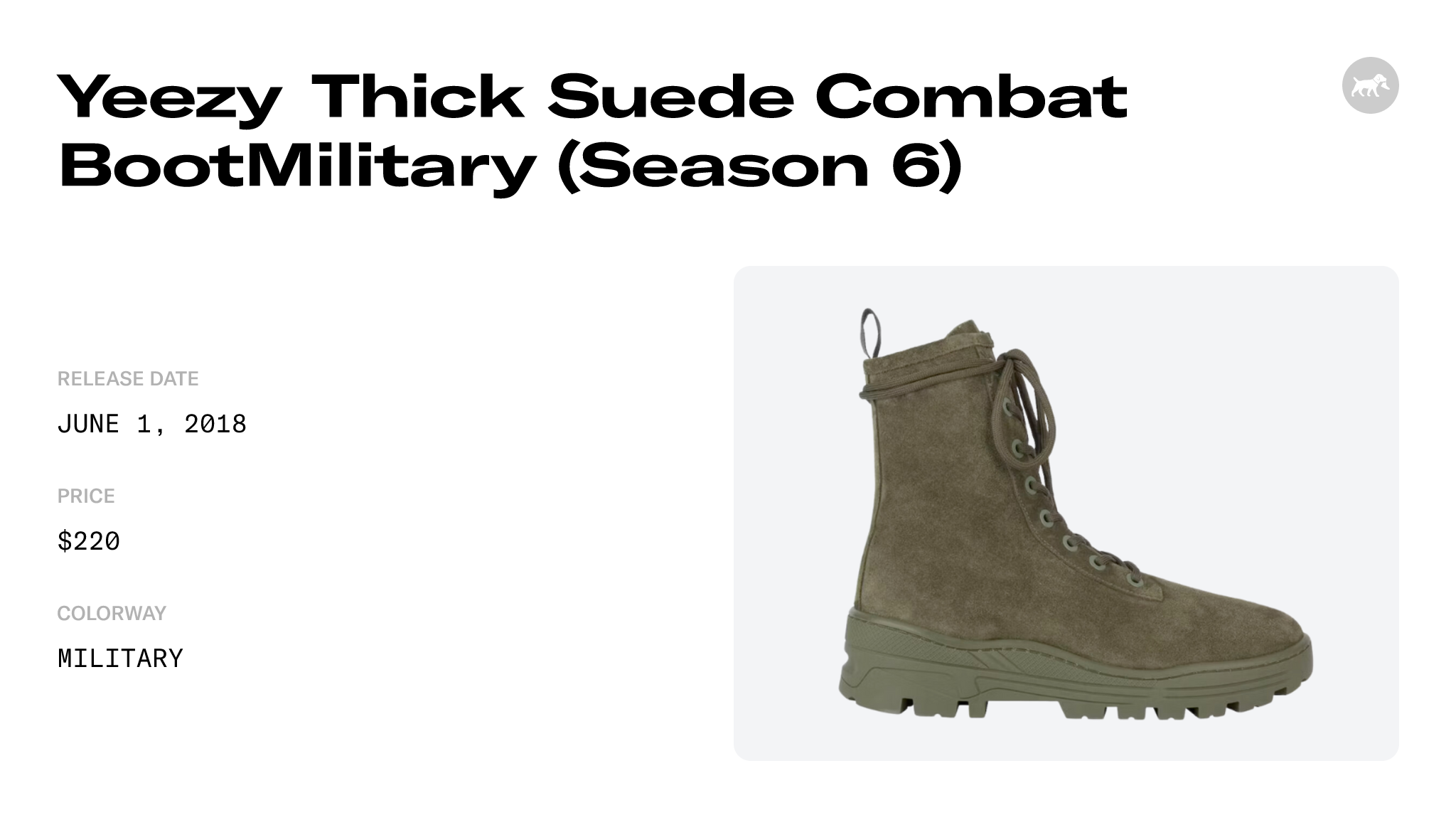 Thick suede best sale combat boot yeezy